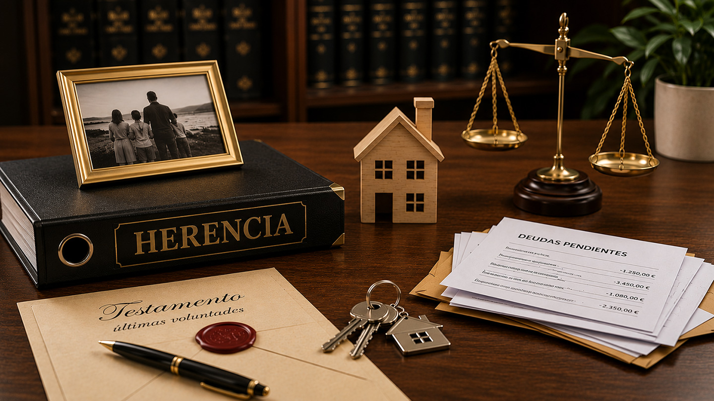 Herencias con deudas en Galicia y aceptación a beneficio de inventario